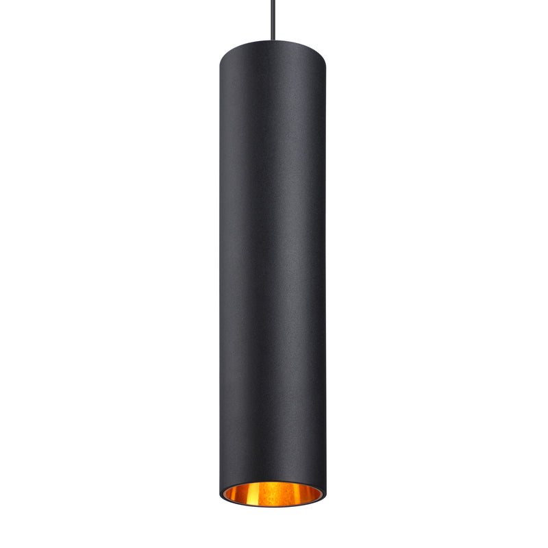 TheFloat™ Cylindrical Pendant Light - Matte Black