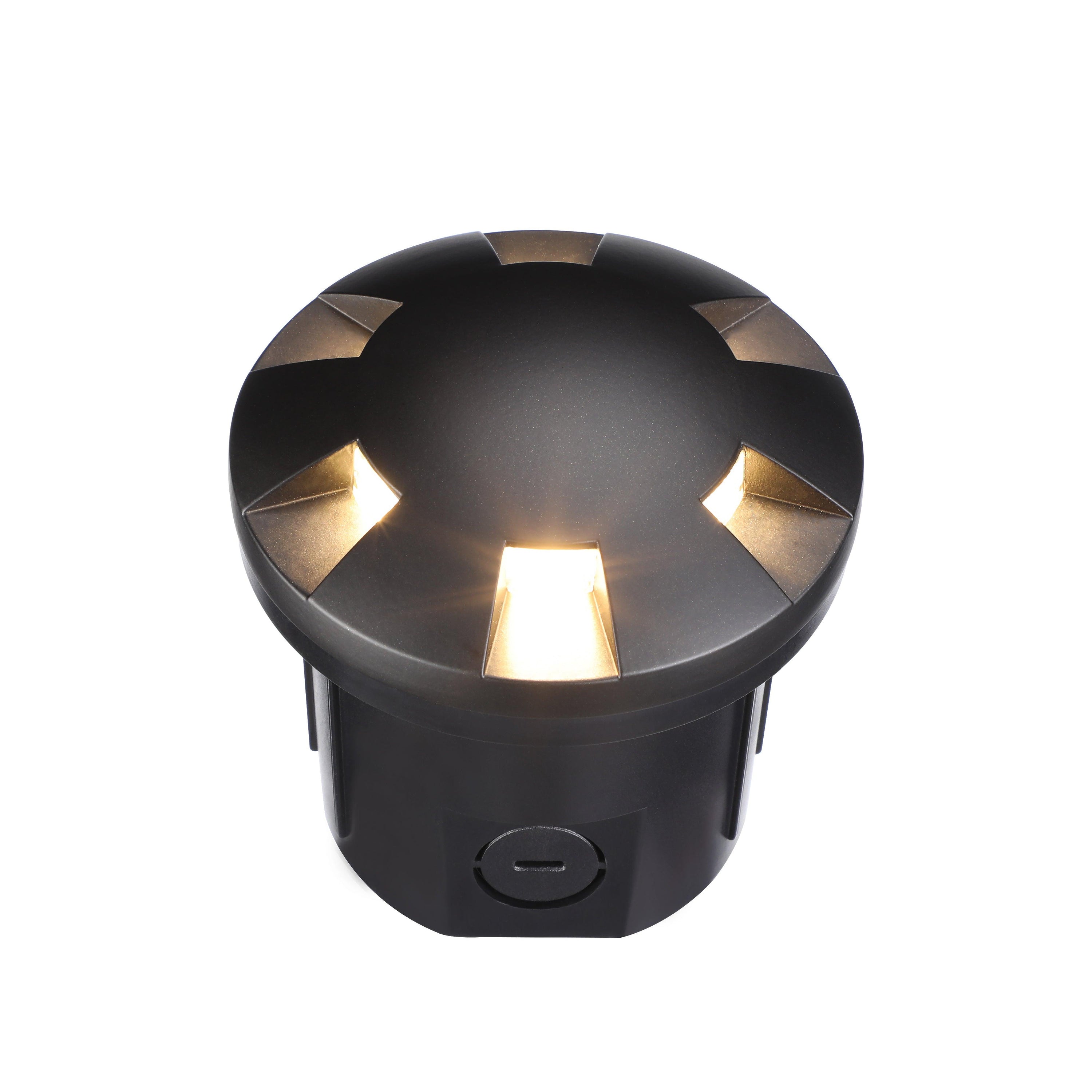 LeonLite® Fortezza In-Grade Light - Black - 3000K