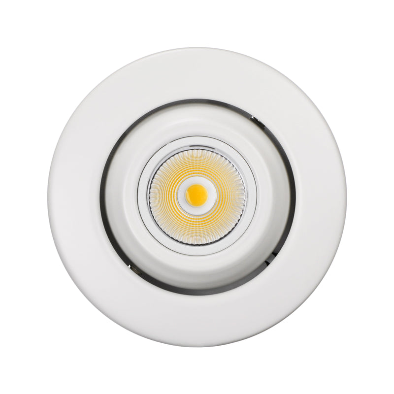 Rotatofit 4" Gimbal Retrofit LED Recessed Lights - DL 9W Dimmable with Narrow Beam Angle