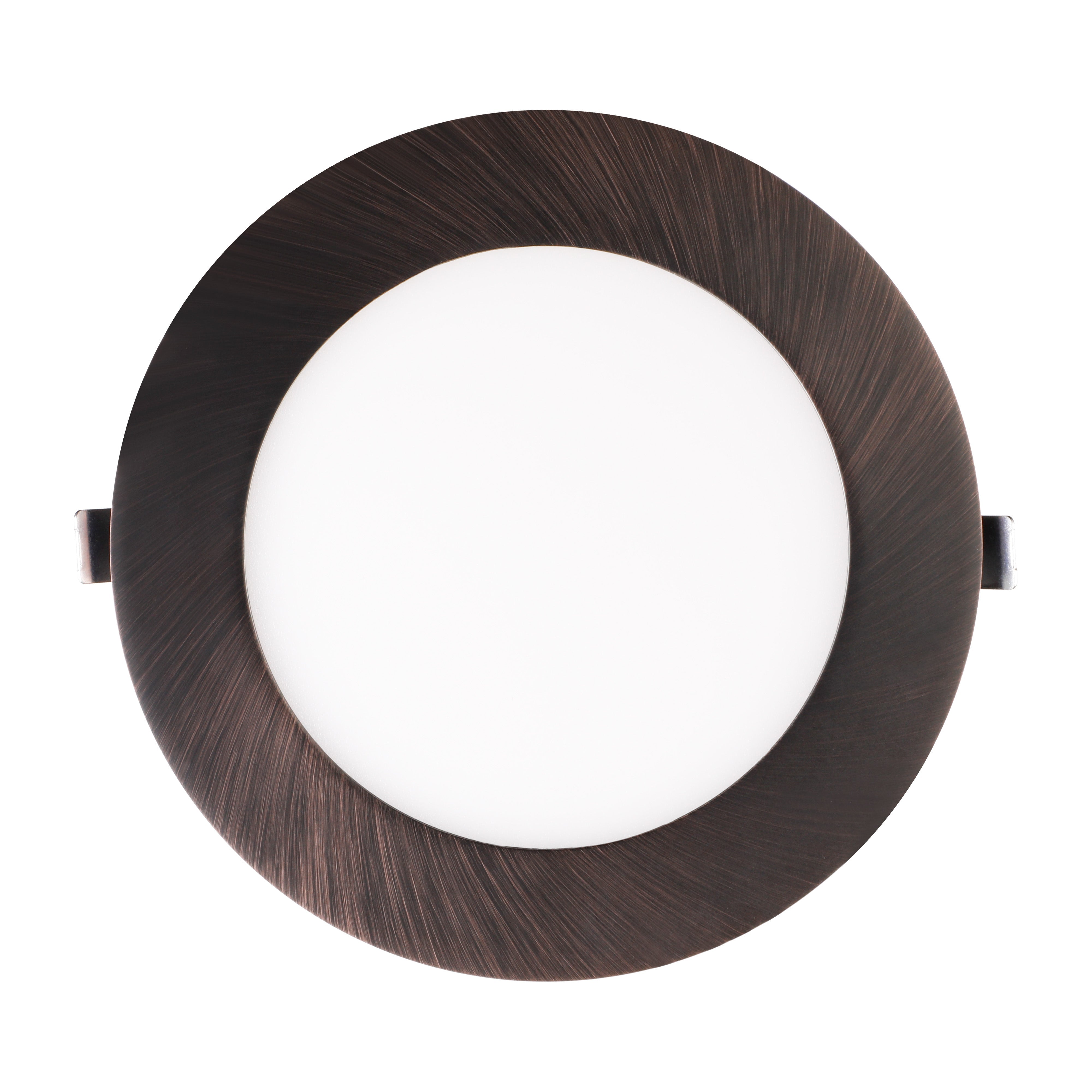 SlimPanel Colour 6" LED Ultra-thin Recessed Light - Oil Rubbed Bronze - 13W - Single CCT