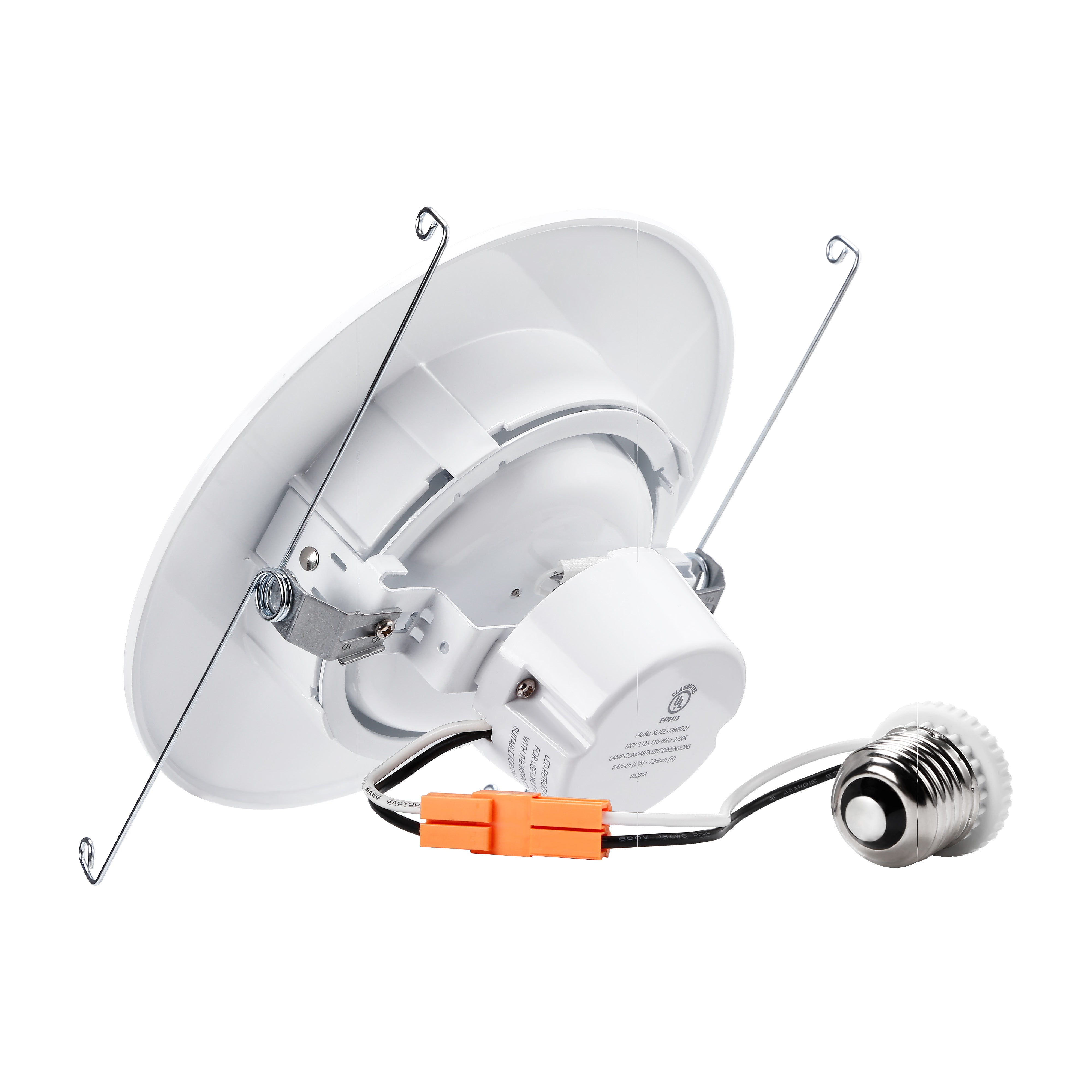 Rotatofit 6" Retrofit Gimbal LED Recessed Light - 13W - Single CCT