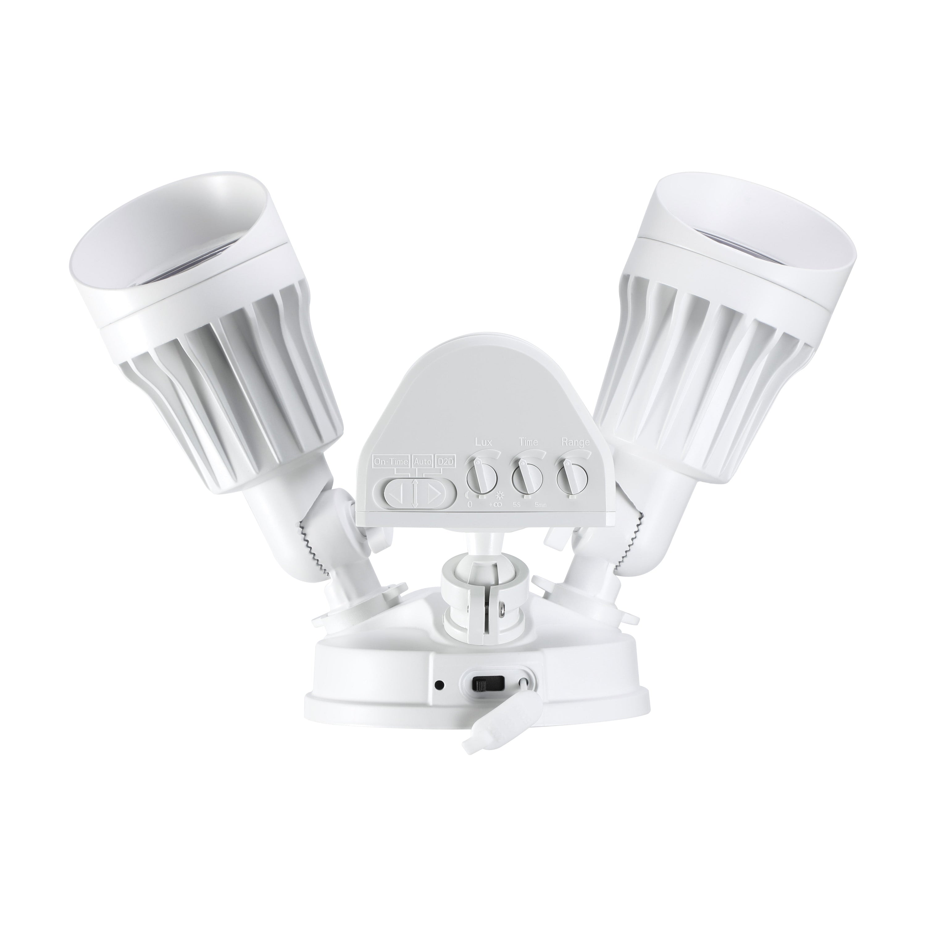 Watchman+ Dual-Heads 25W LED Security Light - White - Adjustable CCT