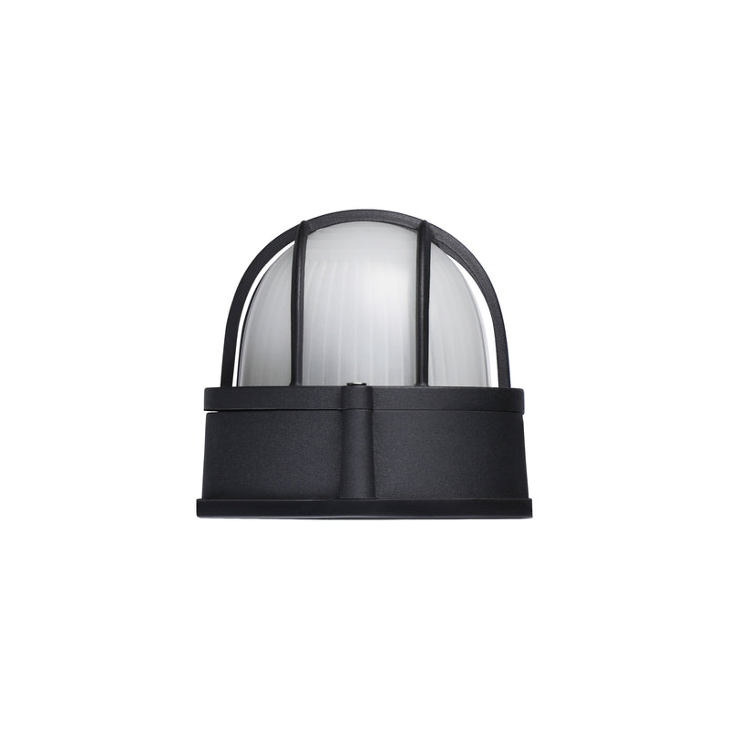 Bulkhead 8.5“ Outdoor Wall Sconce - Black