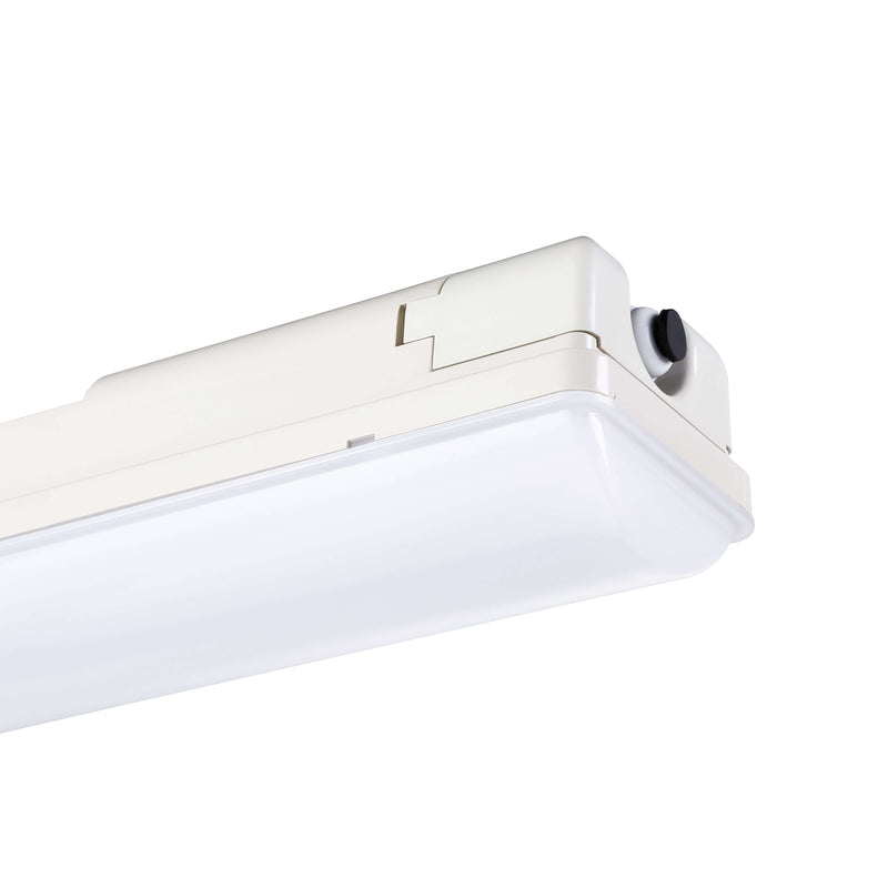 AquaShield 4' Vapor Proof LED Linear Light - 40W 120-277V UL Listed Linkable 0-10V Dimming