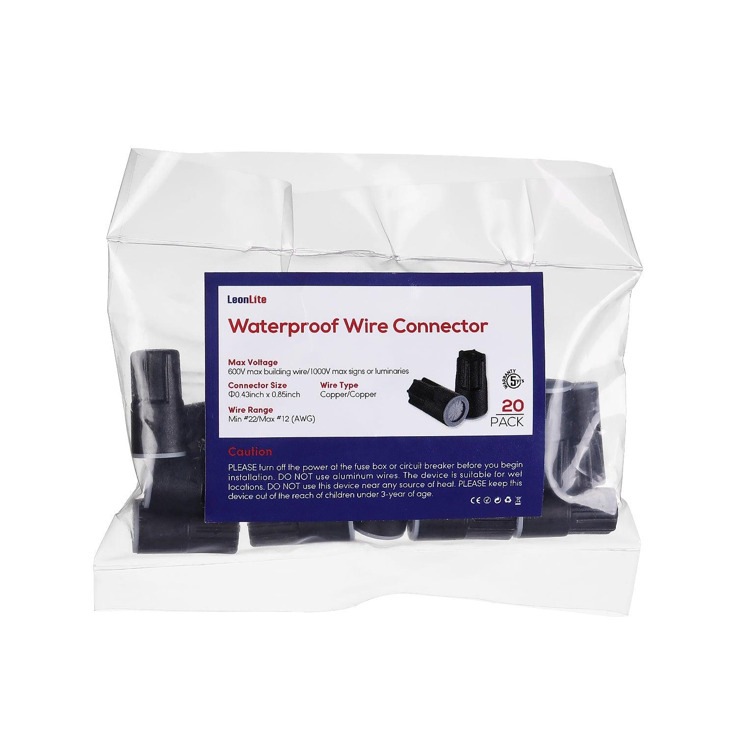 LeonLite® Waterproof Wire Nuts - Small, set of 20