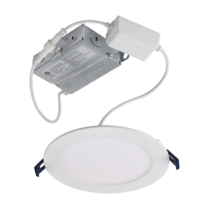 LITEdge 6" Smart Ultra-thin Canless LED Recessed Light - SDL 12W Dimmable RGBCW 1/2" Thick