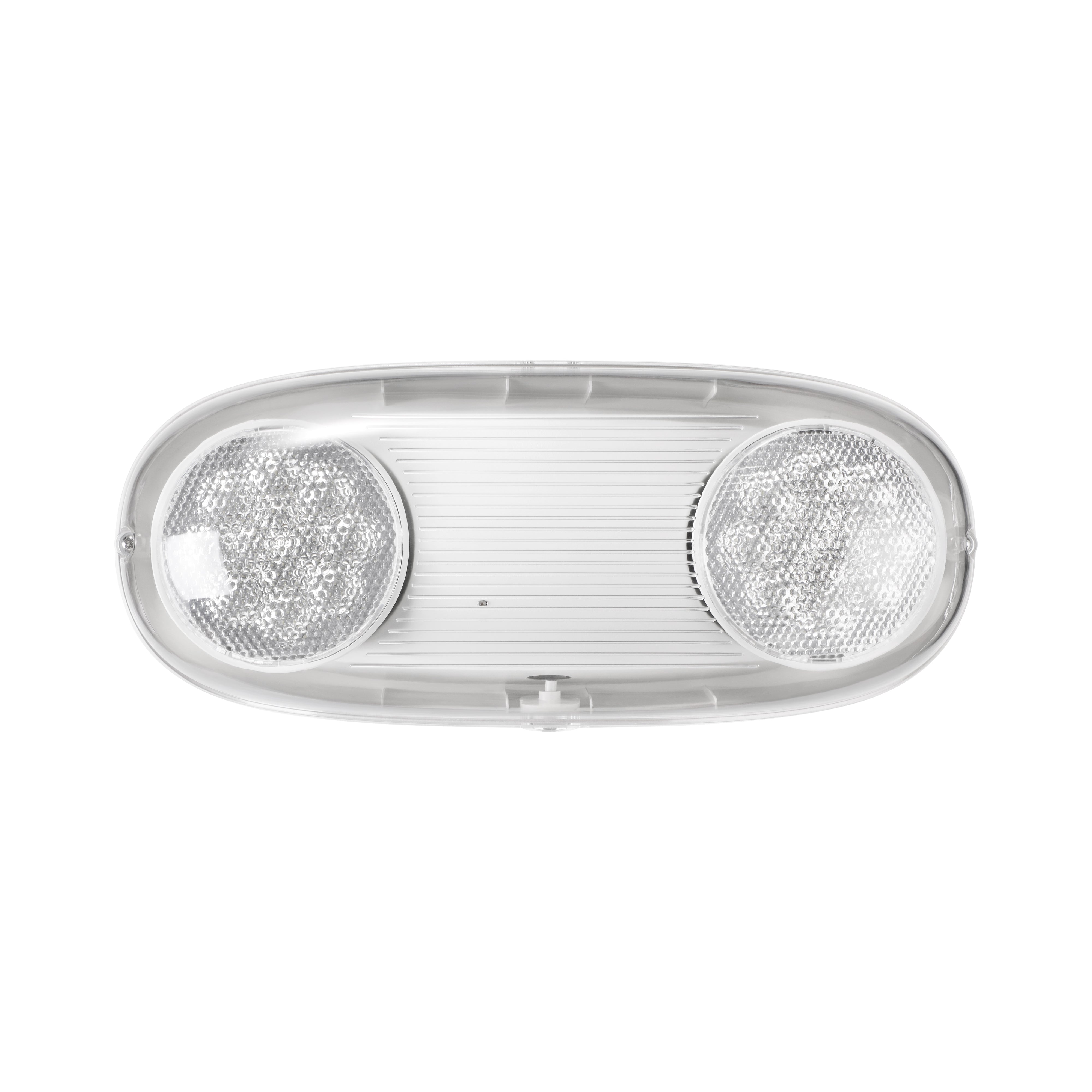 ClearLit Weatherproof LED Emergency Light - Adjustable Dual-heads