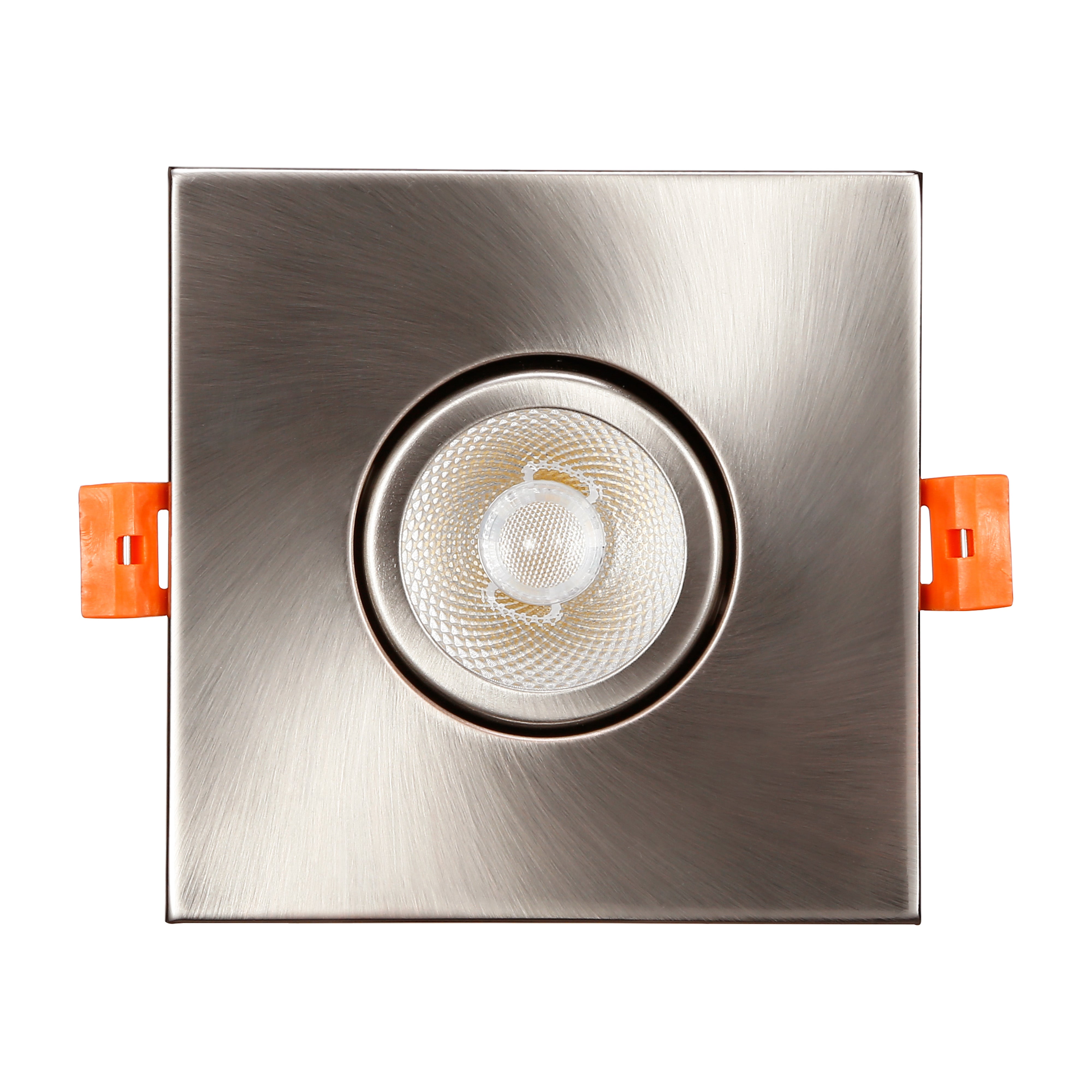 PivotSquare 3" Gimbal LED Recessed Light - Satin Nickel - 7W - Single CCT