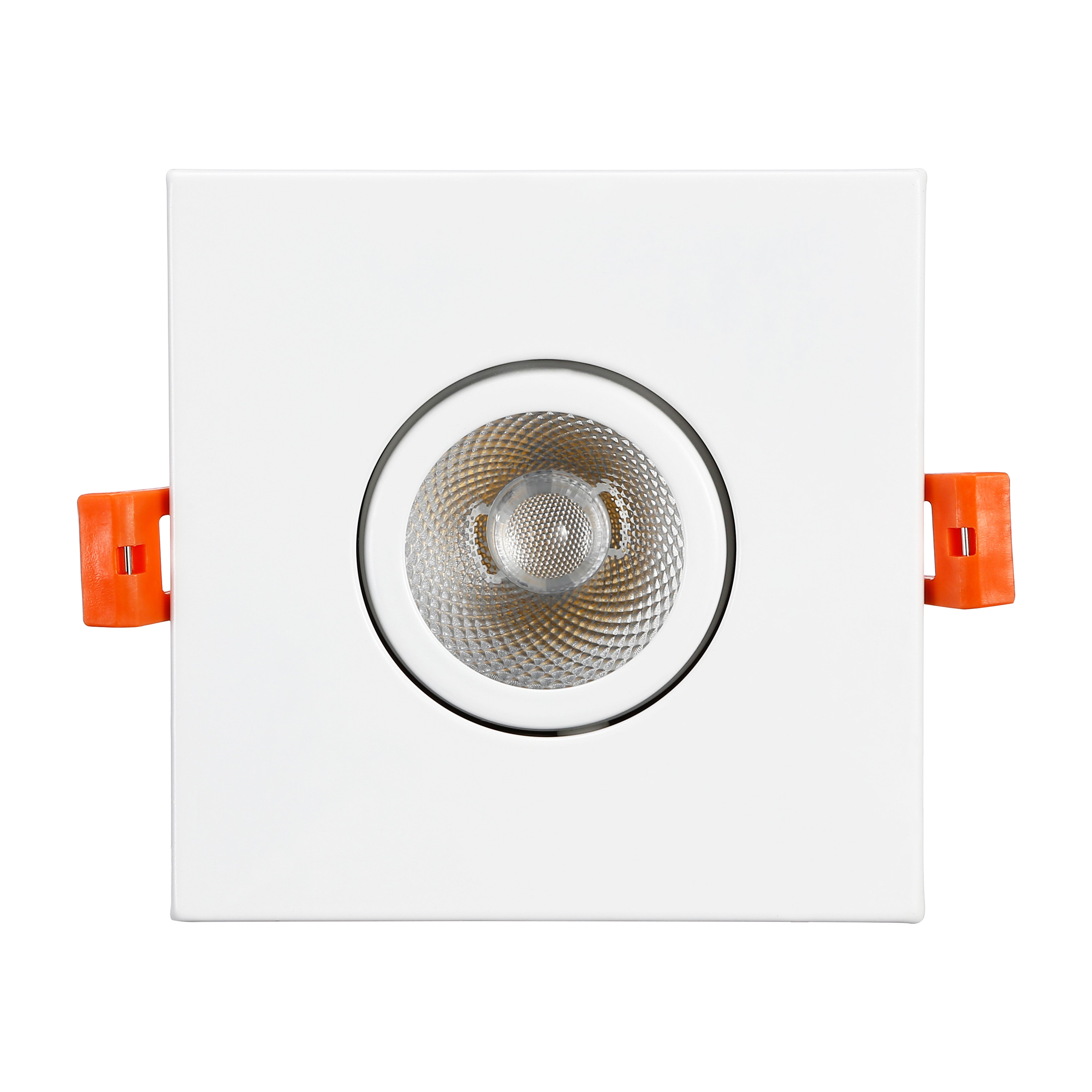 PivotSquare 3" Gimbal LED Recessed Light - White - 7W - Single CCT