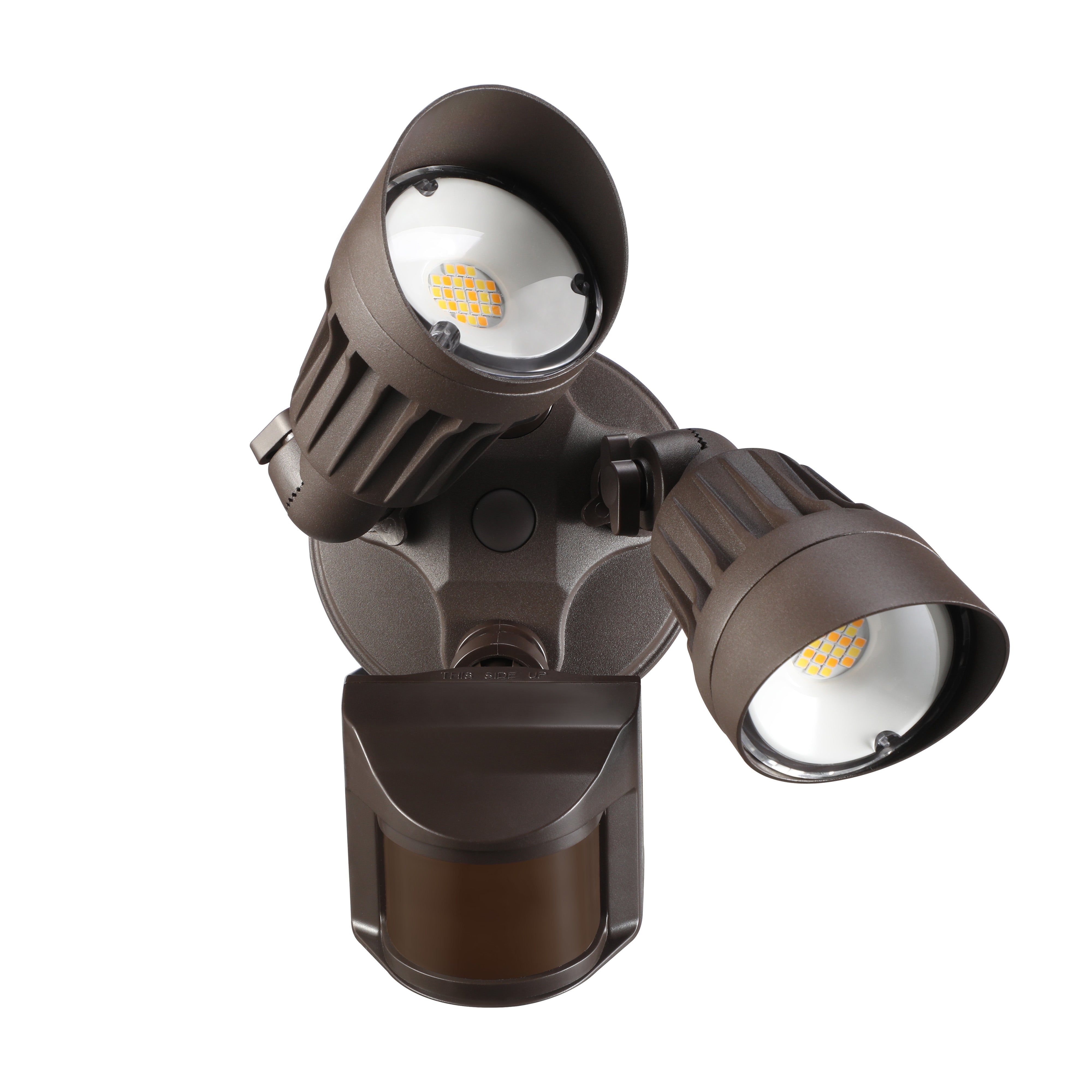 Watchman+ Dual-Heads 25W LED Security Light - Brown - Adjustable CCT