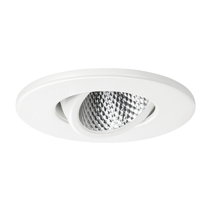 Circulex 3" Directional Canless LED Recessed Light - 7W Dimmable with White Trim