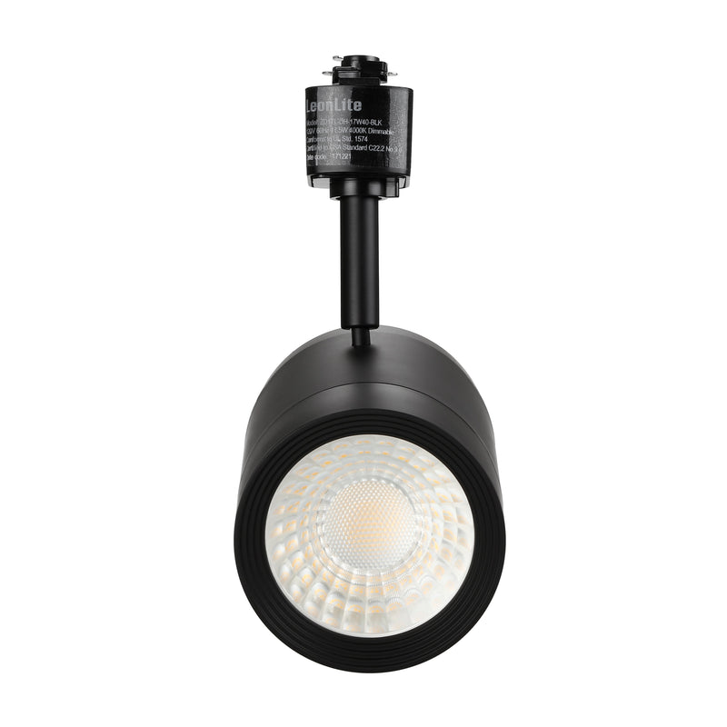 Radiant™ 17W LED Track Light - Black - 3000K/4000K