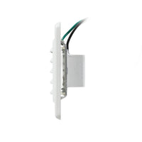 LeonLite® Pro Upright Pillbox Louvered Step & Deck Light - White - 3000K