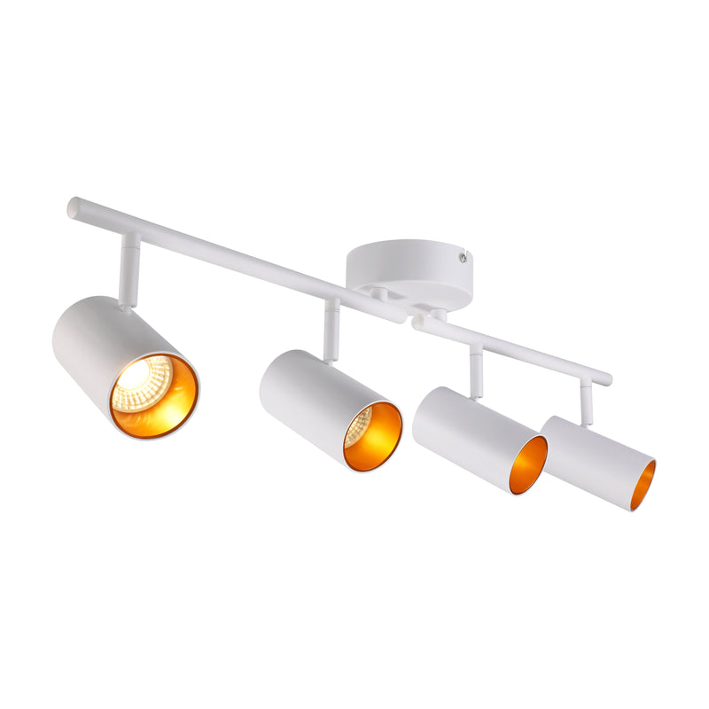 theBeam 4-Heads LED Ceiling Spot Lights - White - 3000K