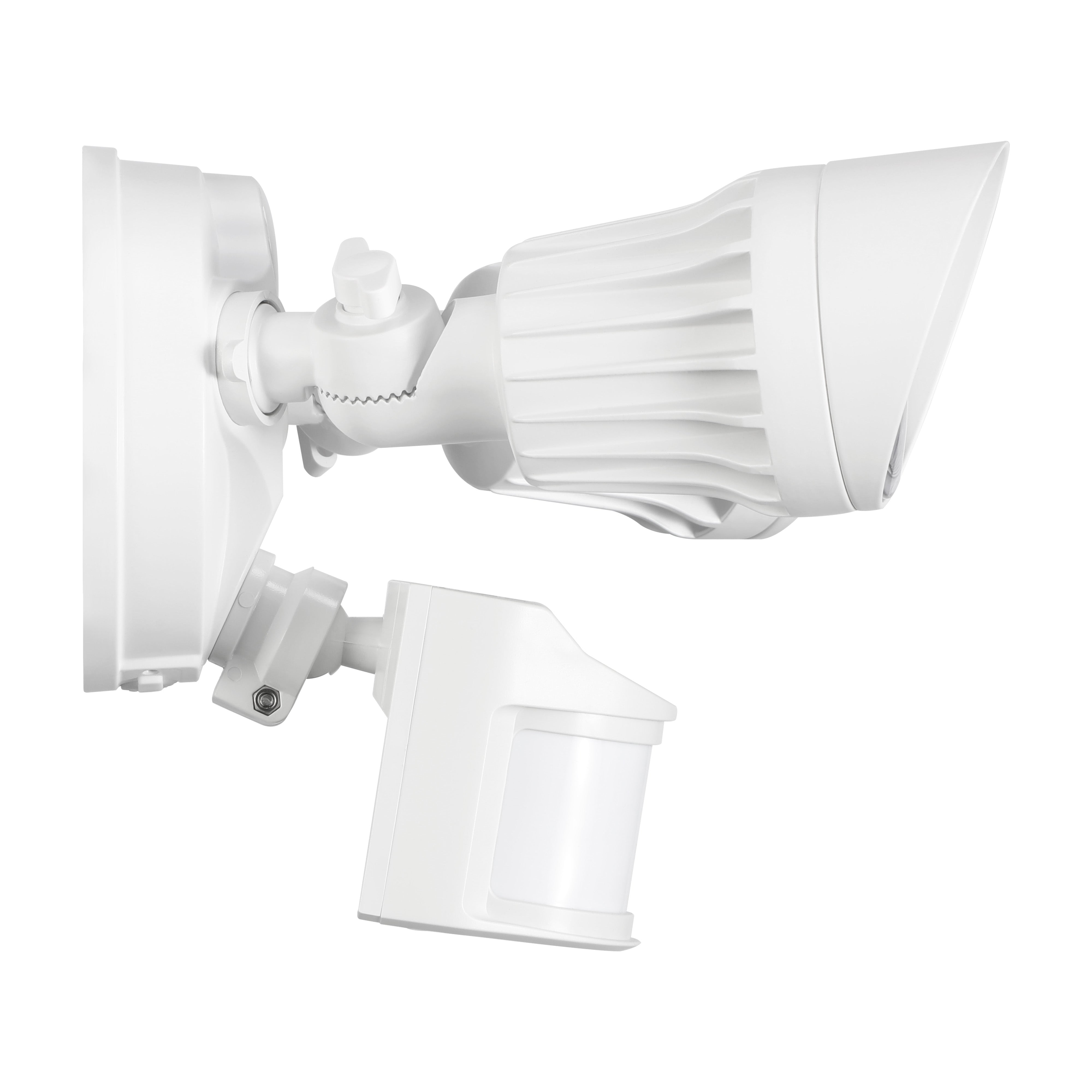 Watchman+ Dual-Heads 25W LED Security Light - White - Adjustable CCT