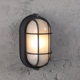 Leonlite Bulkhead 8.5“ Outdoor Wall Sconce - Black