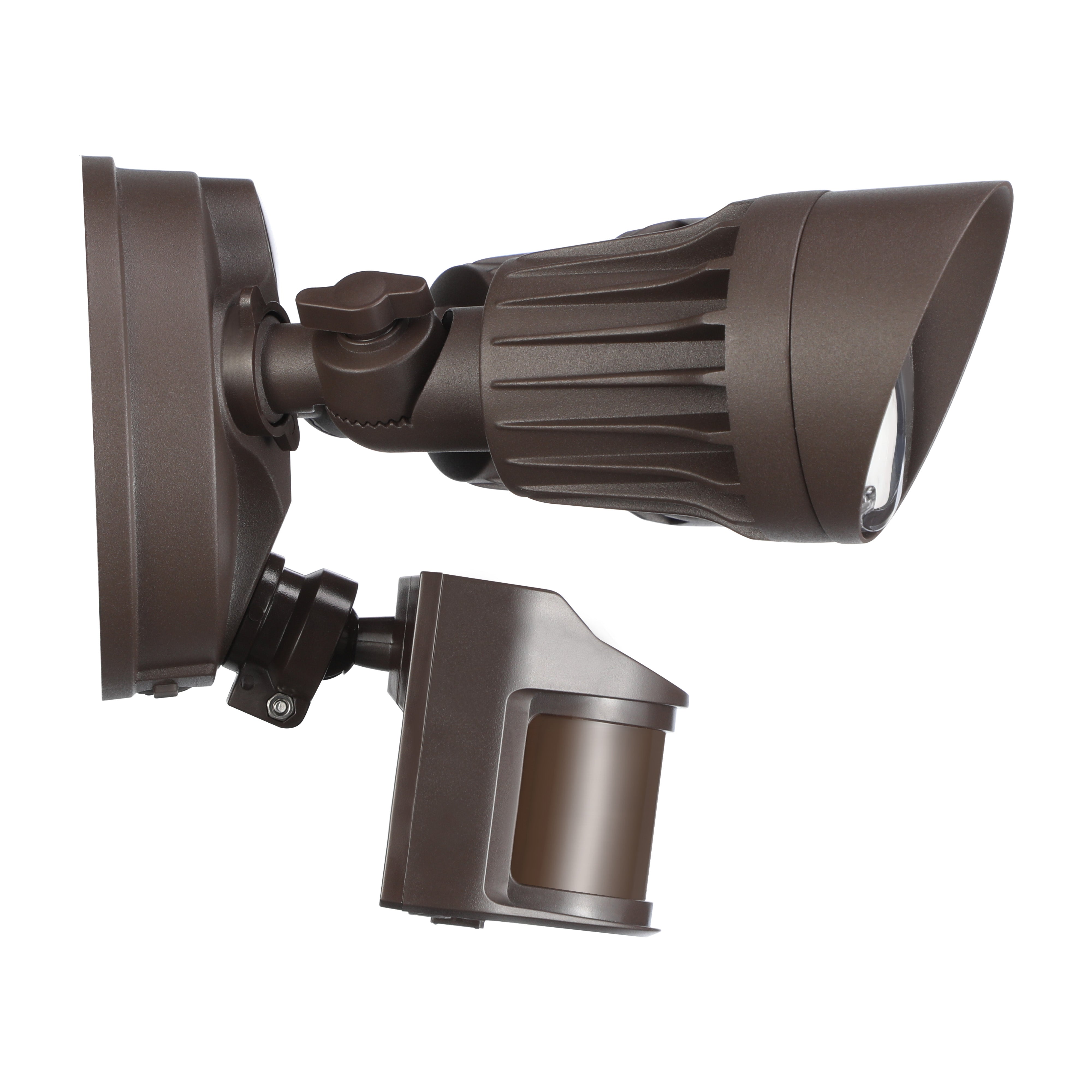 Watchman+ Dual-Heads 25W LED Security Light - Brown - Adjustable CCT