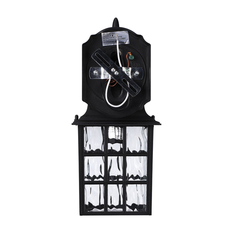 Waterfallen™ 14" Outdoor Wall Lantern - 100W with E26 Socket Included