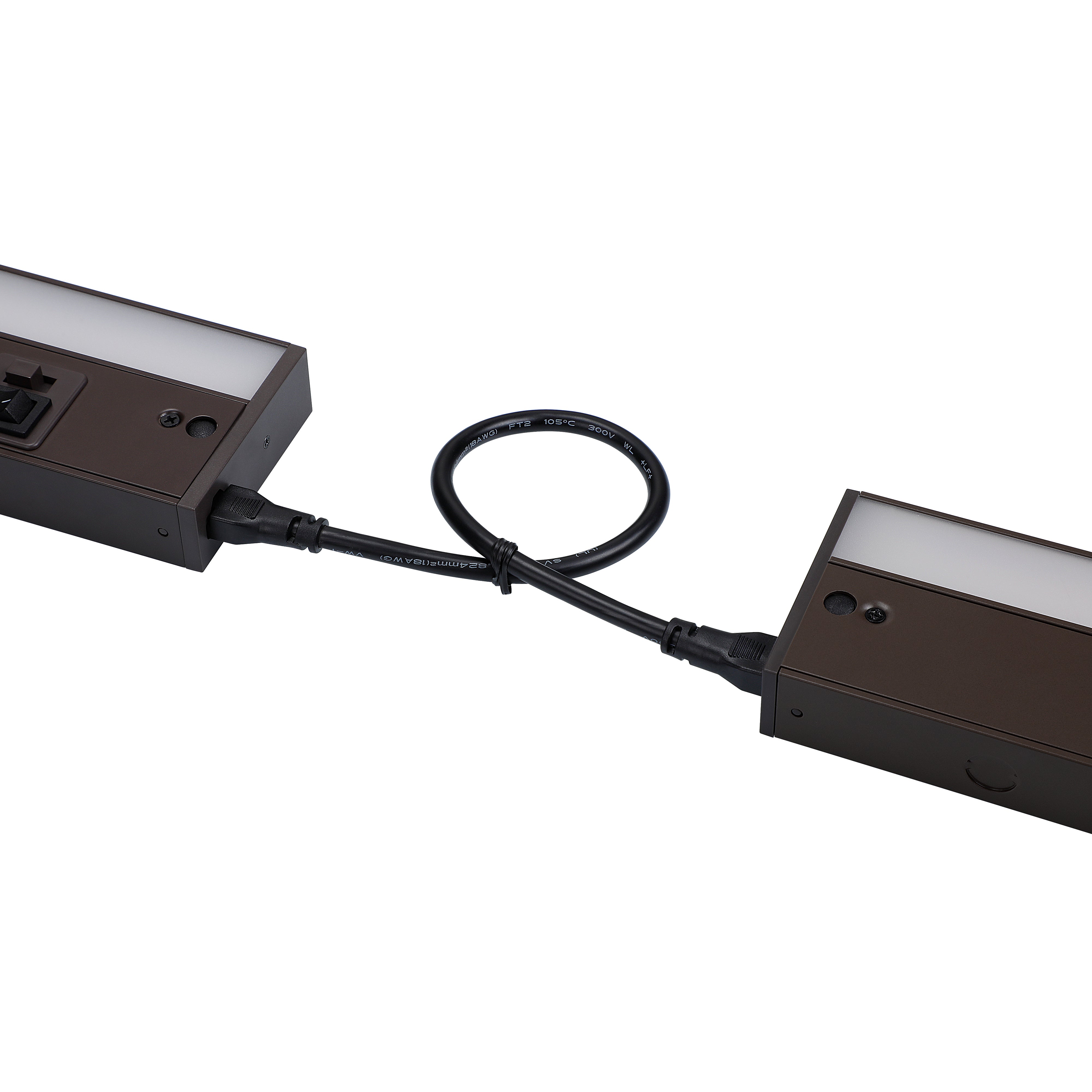 VersaLite+ 12" Linkable LED Under Cabinet Lights - Brown - Adjusable CCT