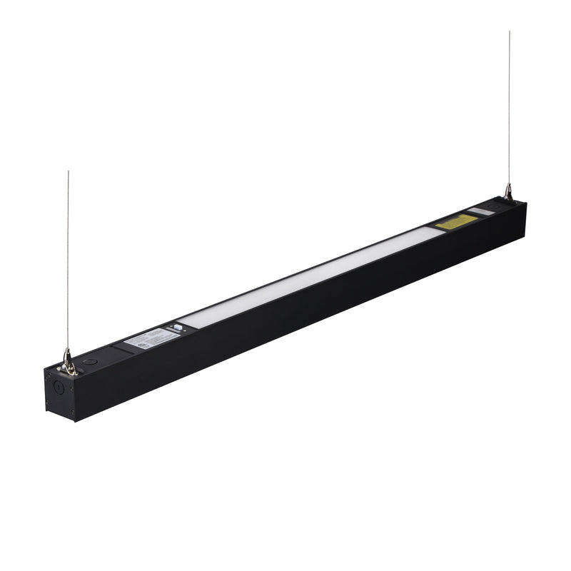 ElegaLux+ 4' LED Linear Light Fixtures with Backlight - 55W Linkable 0-10V Dimming