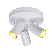 LeonLite LuminCore 3-Heads LED Ceiling Spot Lights - White- Adjustable CCT