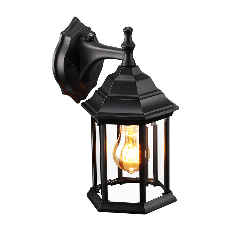 Hexagen™ 11" Outdoor Wall Lantern - 100W with E26 Socket Included