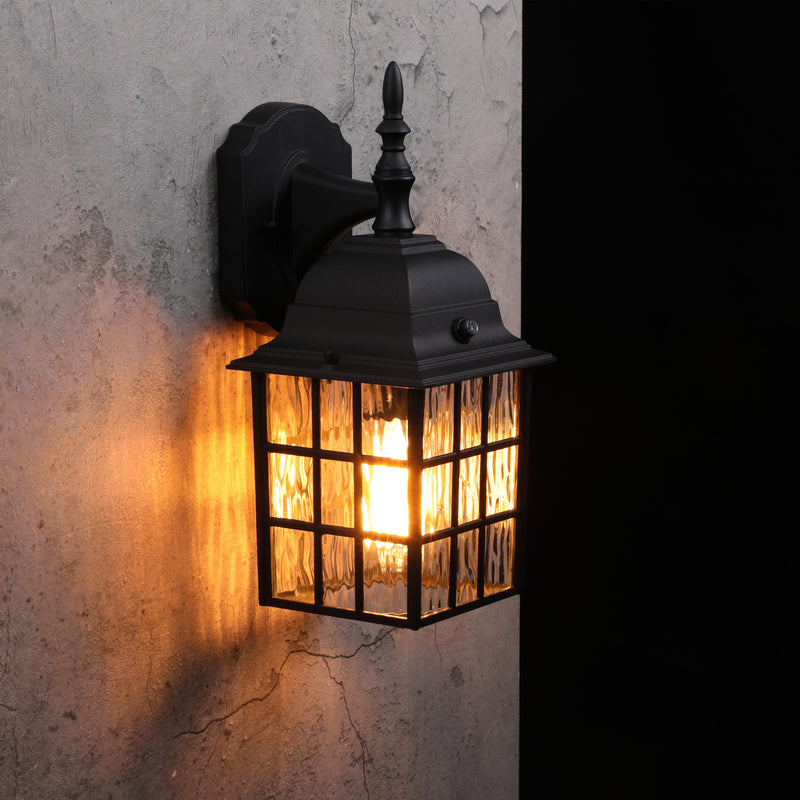 Waterfallen™ 14" Outdoor Wall Lantern - 100W with E26 Socket Included