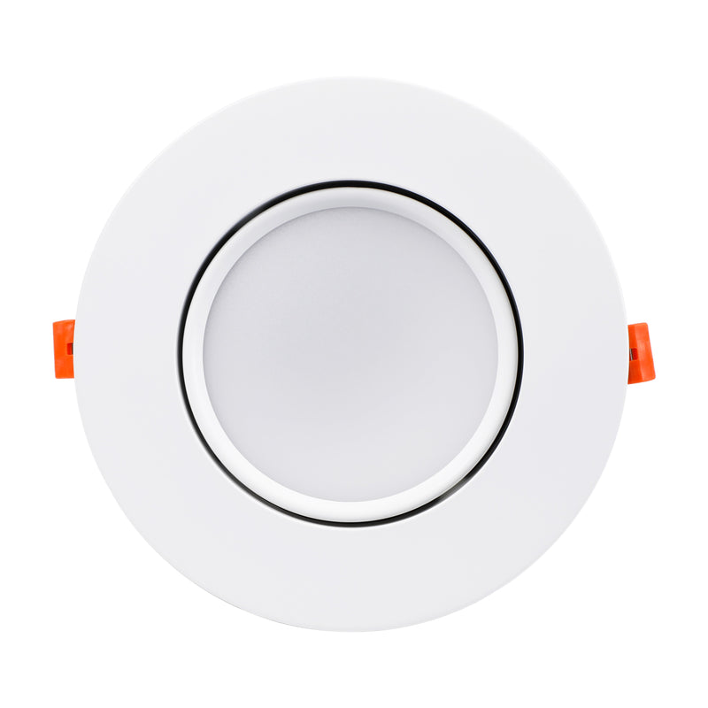 Rotatolux 6" Gimbal Canless LED Recessed Light - SDL 13.5W Dimmable with Wide Beam Angle