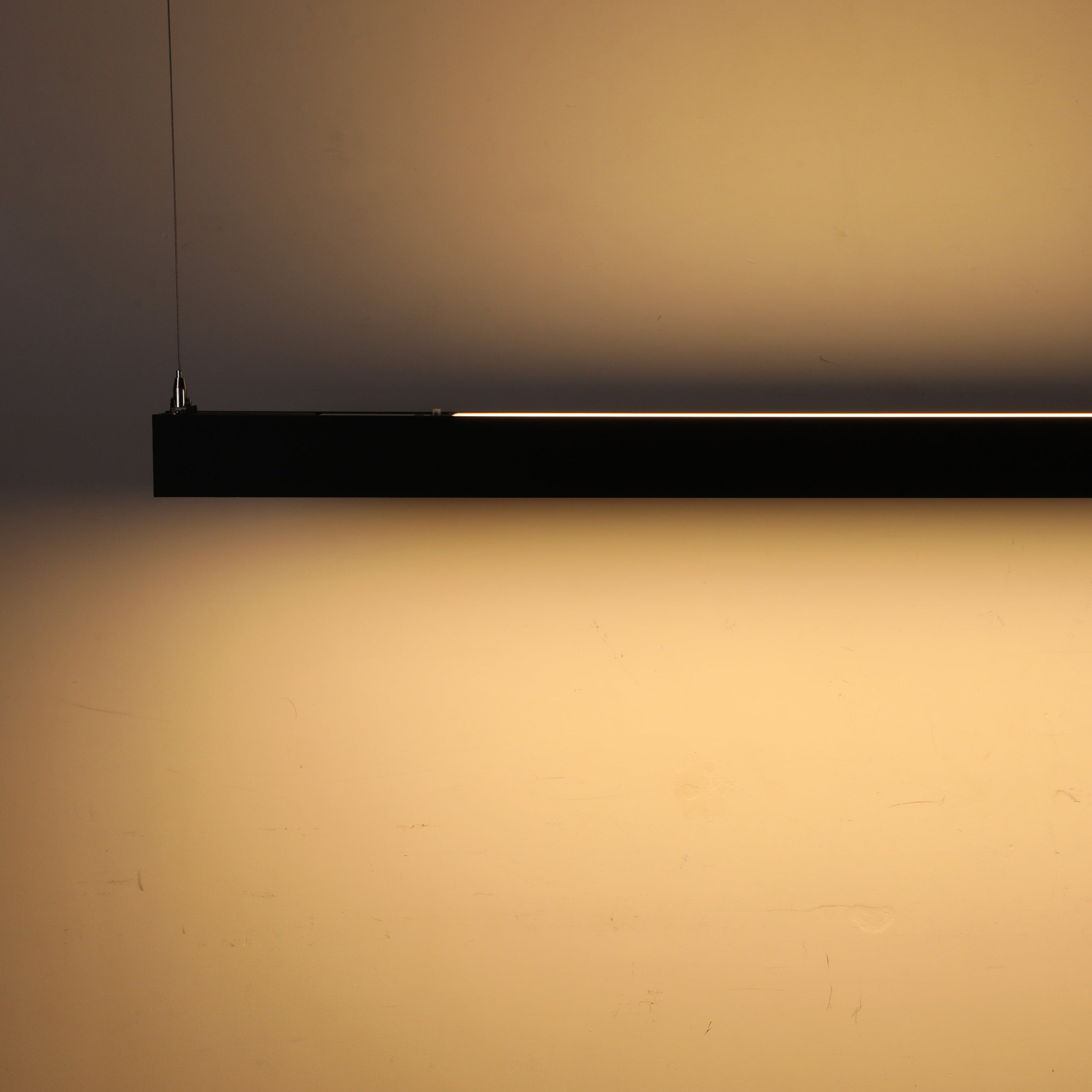 ElegaLux+ Pro 4' LED Linear Light - Black - 55W - Adjustable CCT