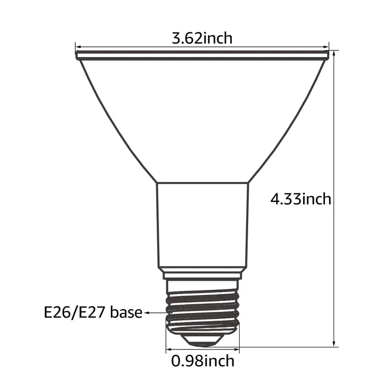 TORCHSTAR P series 8W PAR30 LED Bulb Standard 3000K 5000K