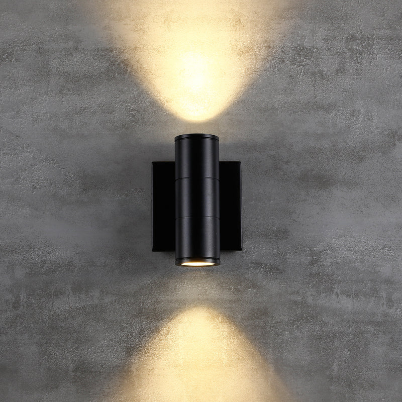 Cylinders™ 6.7" Outdoor LED Wall Sconce - 10W